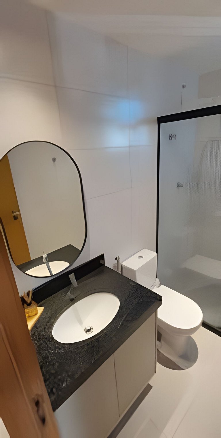 Apartamento Moderno c/ Varanda na Praia de Pajuçara