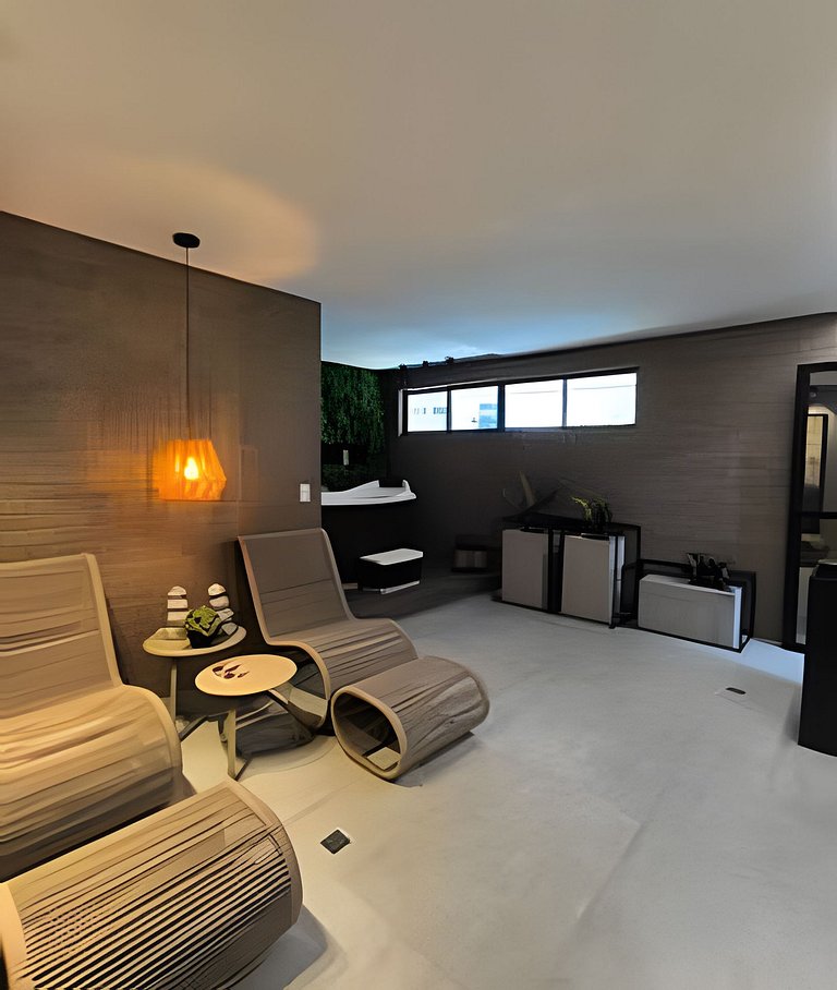 Apartamento Moderno c/ Varanda na Praia de Pajuçara