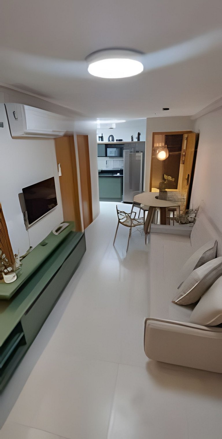 5 Pessoas com Lazer Total – Apto com Jacuzzi e Piscinas em P