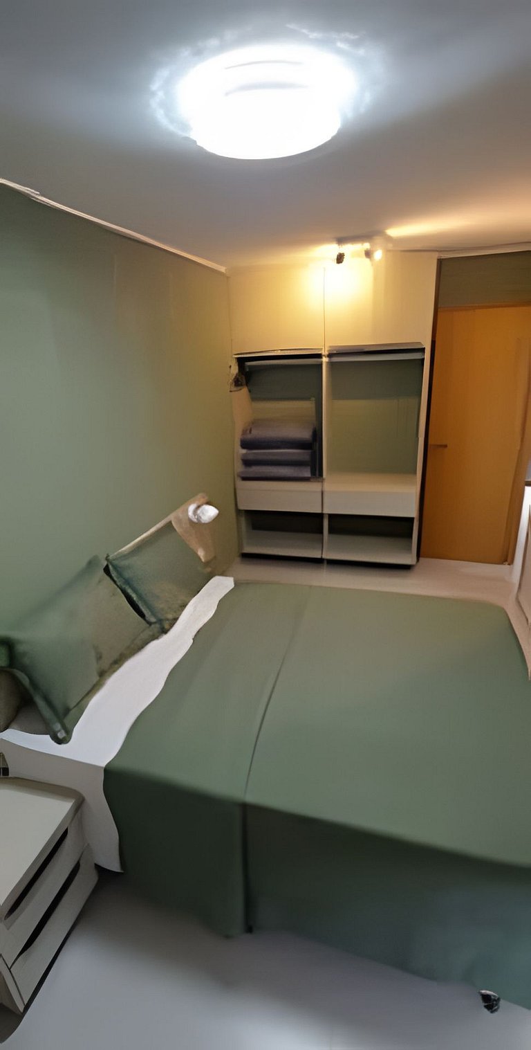 5 Pessoas com Lazer Total – Apto com Jacuzzi e Piscinas em P