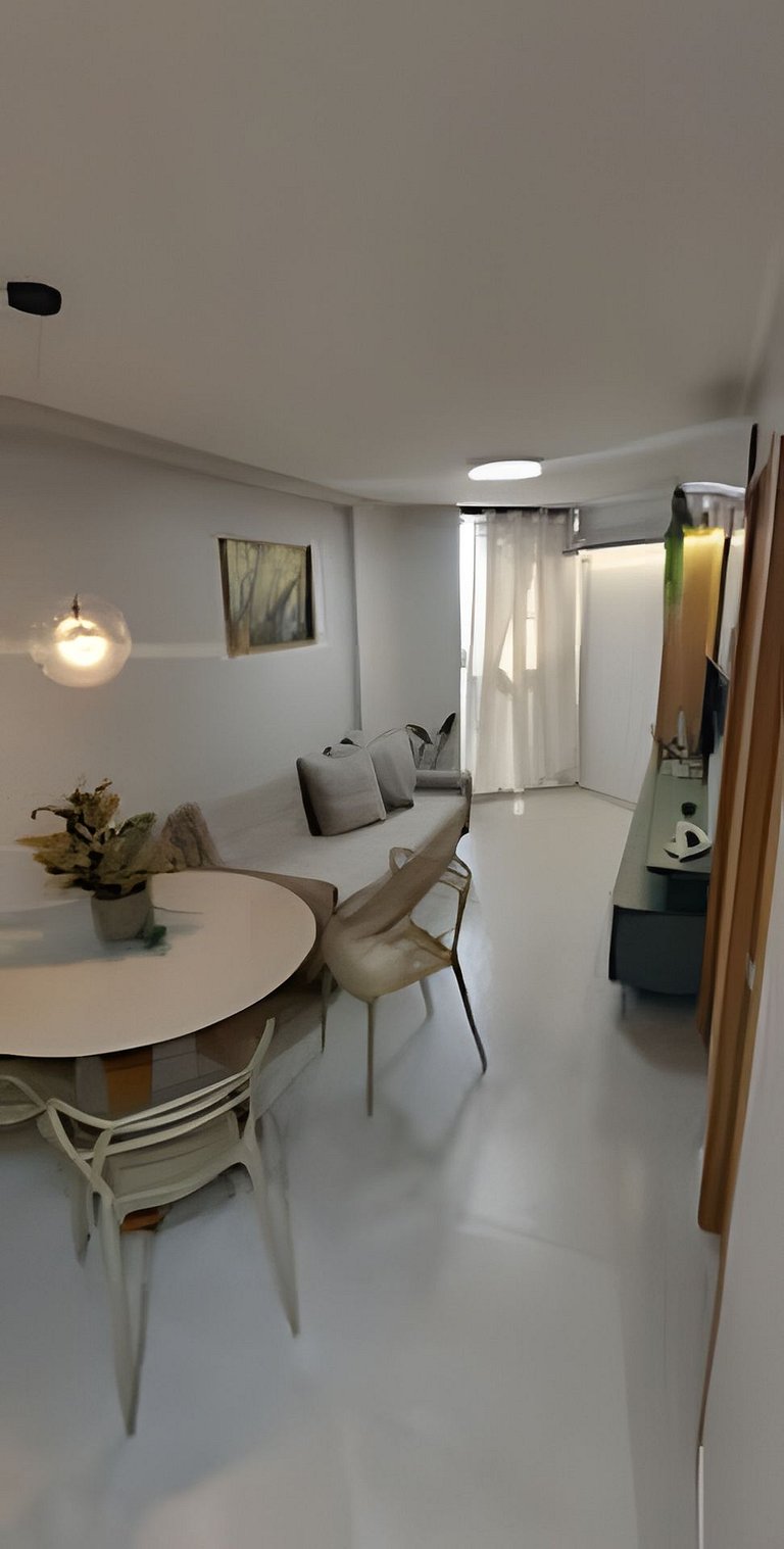 5 Pessoas com Lazer Total – Apto com Jacuzzi e Piscinas em P