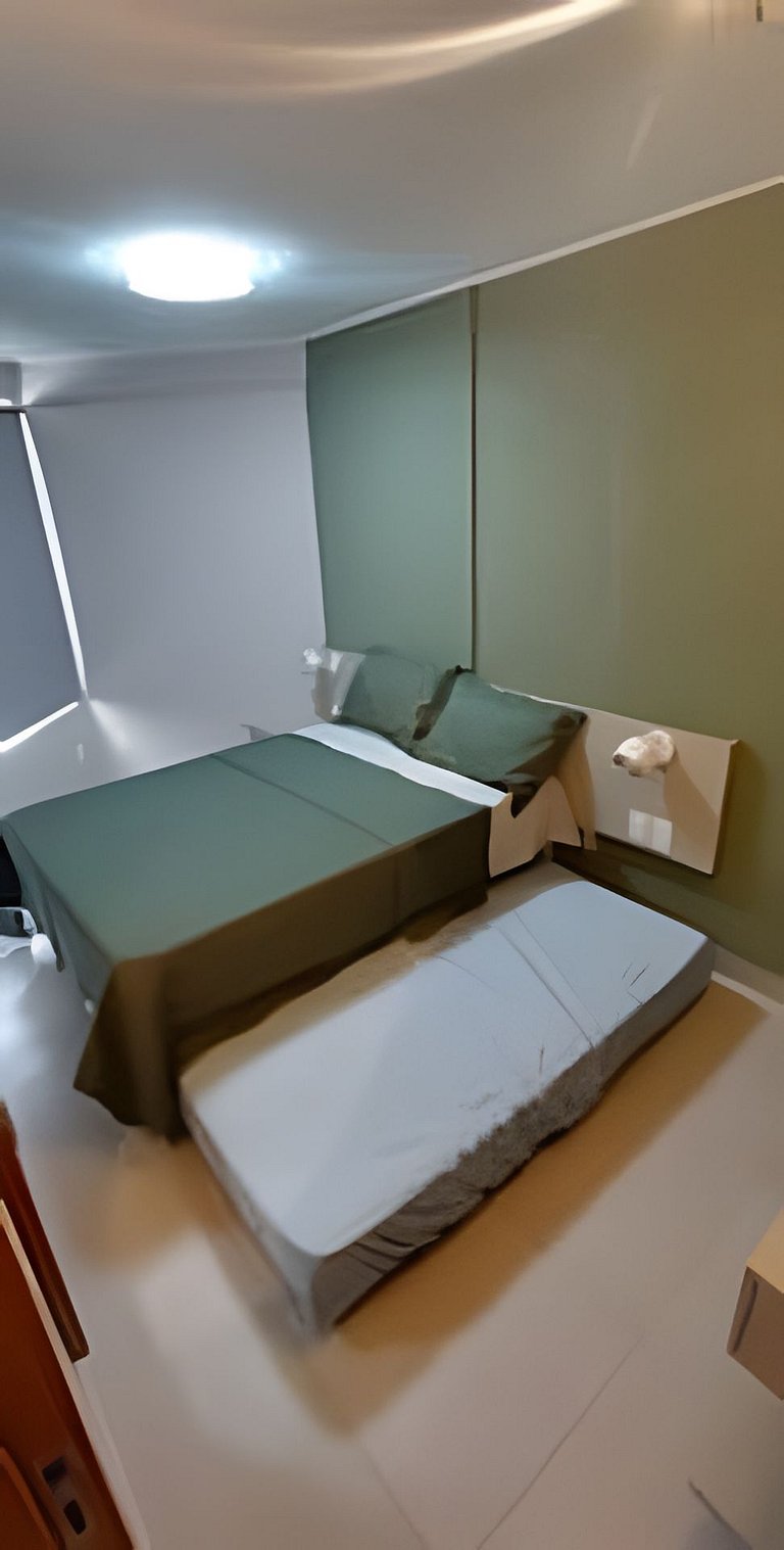 5 Pessoas com Lazer Total – Apto com Jacuzzi e Piscinas em P