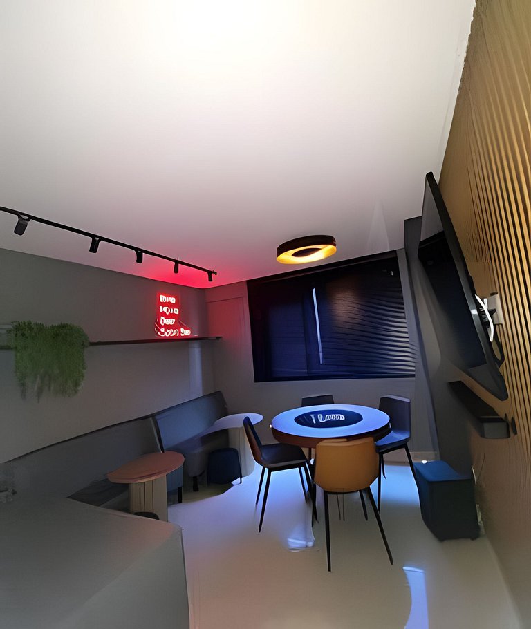 5 Pessoas com Lazer Total – Apto com Jacuzzi e Piscinas em P