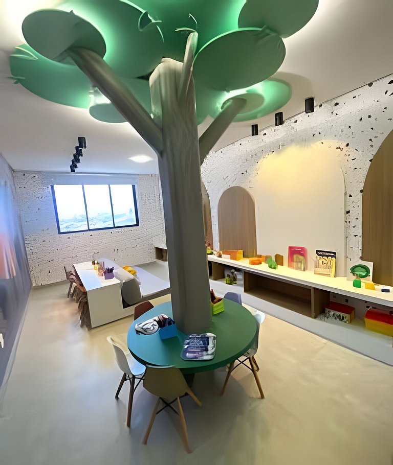 5 Pessoas com Lazer Total – Apto com Jacuzzi e Piscinas em P