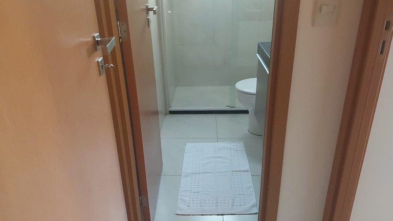 Varanda Charmosa a Poucos Passos da Praia – Apto 1 Quarto no