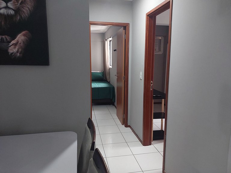 Edifício Soho: Apto 2 Quartos a 100 m da Orla + Lazer Total