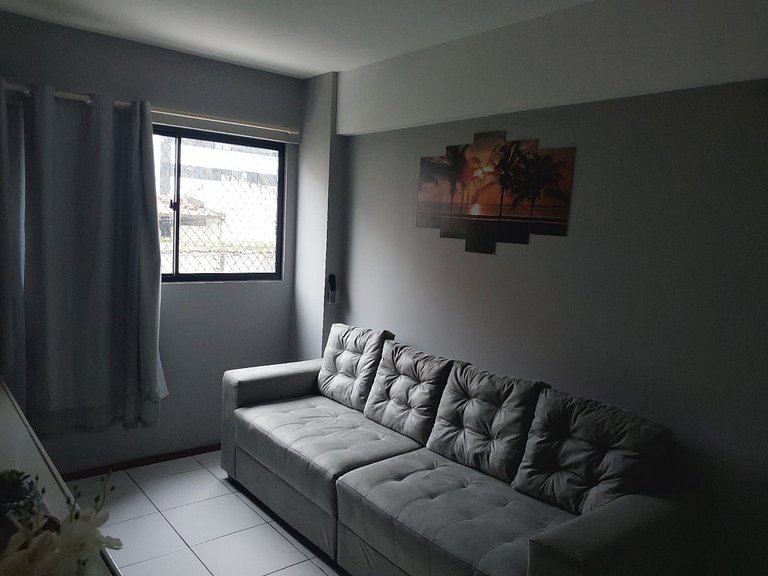 Edifício Soho: Apto 2 Quartos a 100 m da Orla + Lazer Total