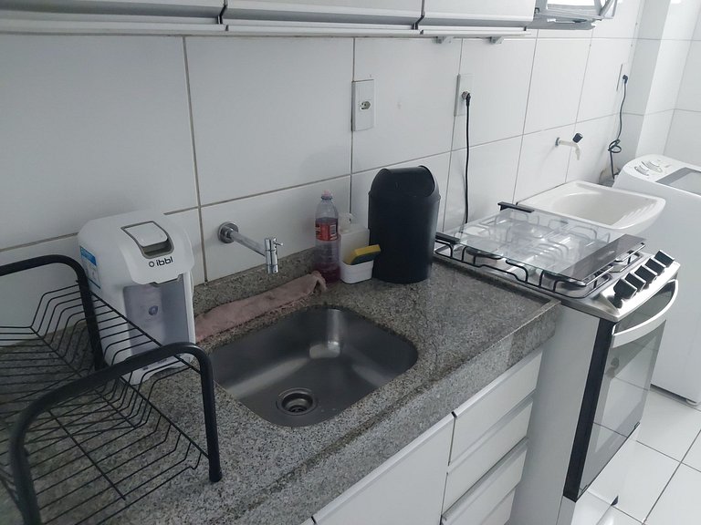 Edifício Soho: Apto 2 Quartos a 100 m da Orla + Lazer Total