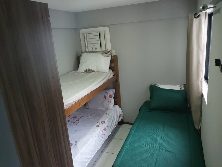 Edifício Soho: Apto 2 Quartos a 100 m da Orla + Lazer Total