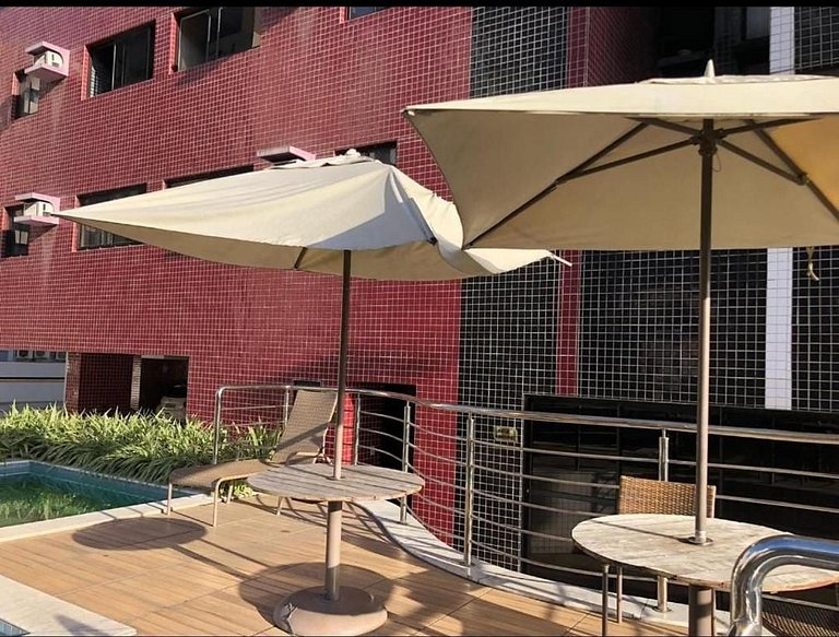 Edifício Soho: Apto 2 Quartos a 100 m da Orla + Lazer Total