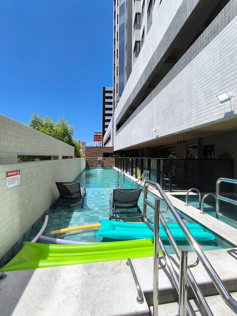 2 Quartos + Lazer Premium – Piscina, Academia e Conforto em