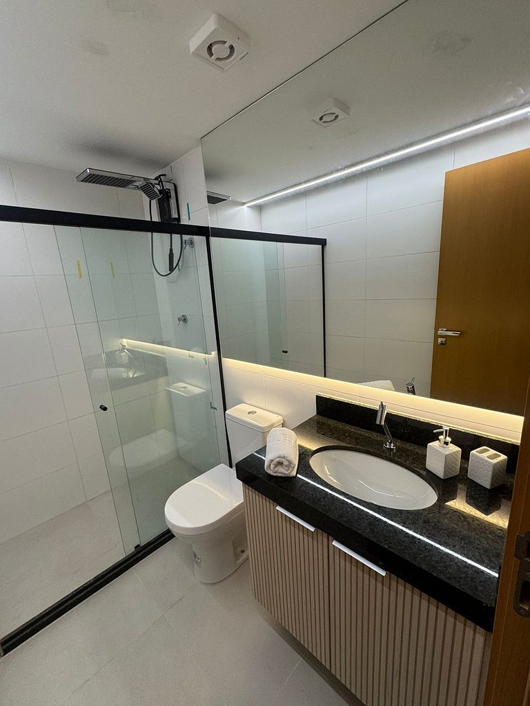 Pajuçara Exclusivo | Quarto e Sala c/ Vista MAR e Lazer TOP