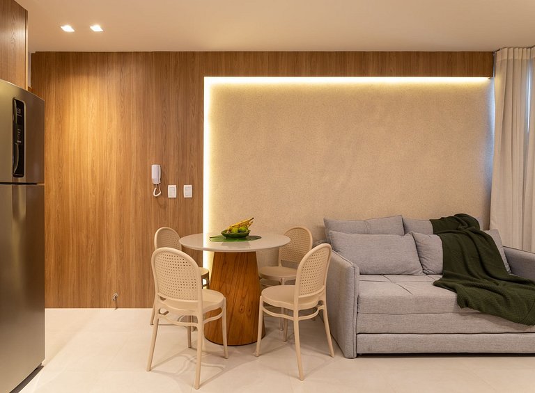 Studio Moderno e Aconchegante | Pajuçara - Maceió