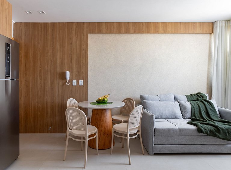 Studio Moderno e Aconchegante | Pajuçara - Maceió