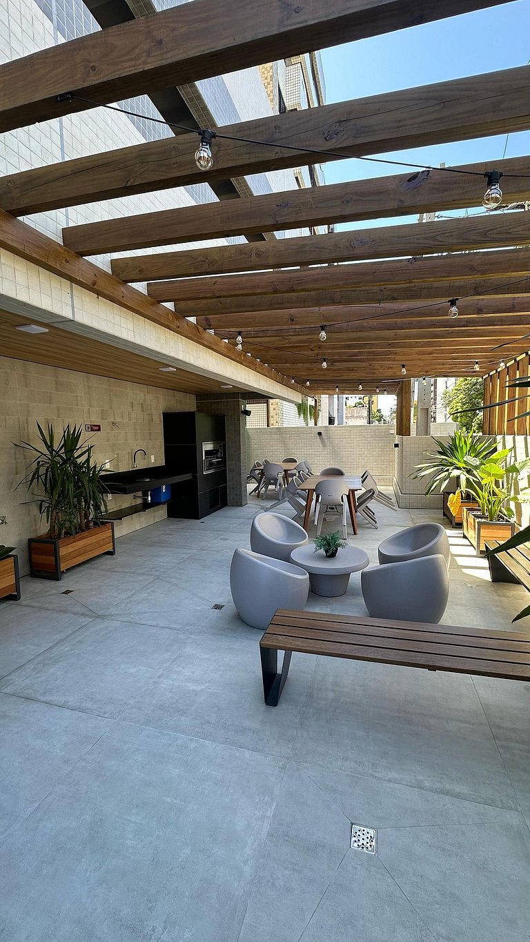 Studio Moderno e Aconchegante | Pajuçara - Maceió