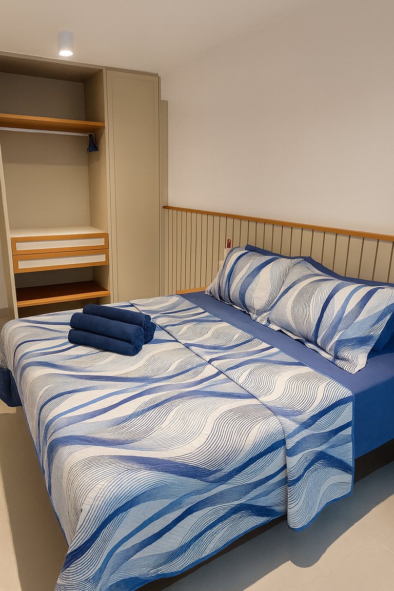 Apartamento Moderno c/ Varanda na Praia de Pajuçara