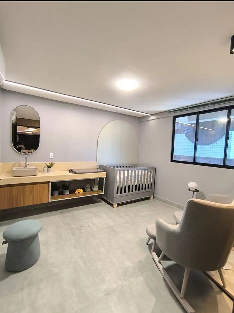 Apto 1 Quarto + Sala para 4 Pessoas – Piscina, Jacuzzi, e Ac