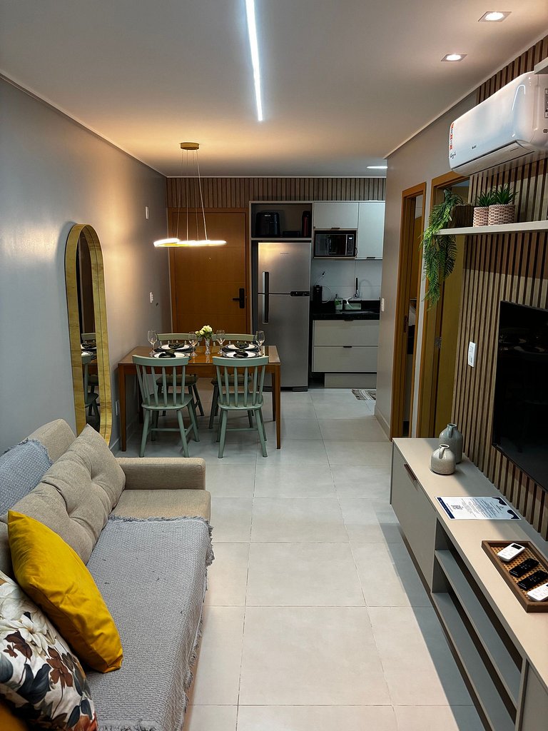 Resort Urbano a 2 Min da Praia – Jacuzzi + Piscina e Lazer C