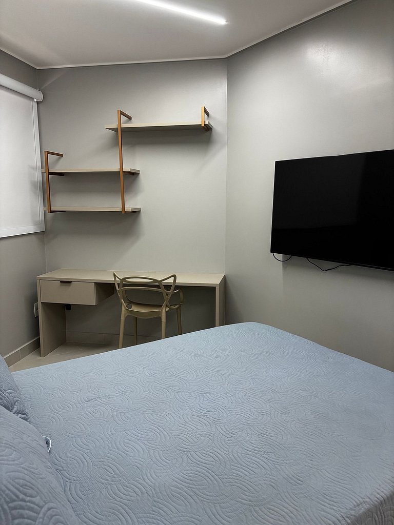 Resort Urbano a 2 Min da Praia – Jacuzzi + Piscina e Lazer C