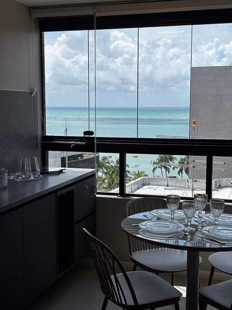 Vista Mar High: Apto no melhor da Ponta Verde