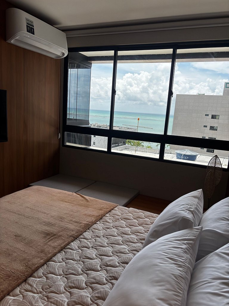 Vista Mar High: Apto no melhor da Ponta Verde