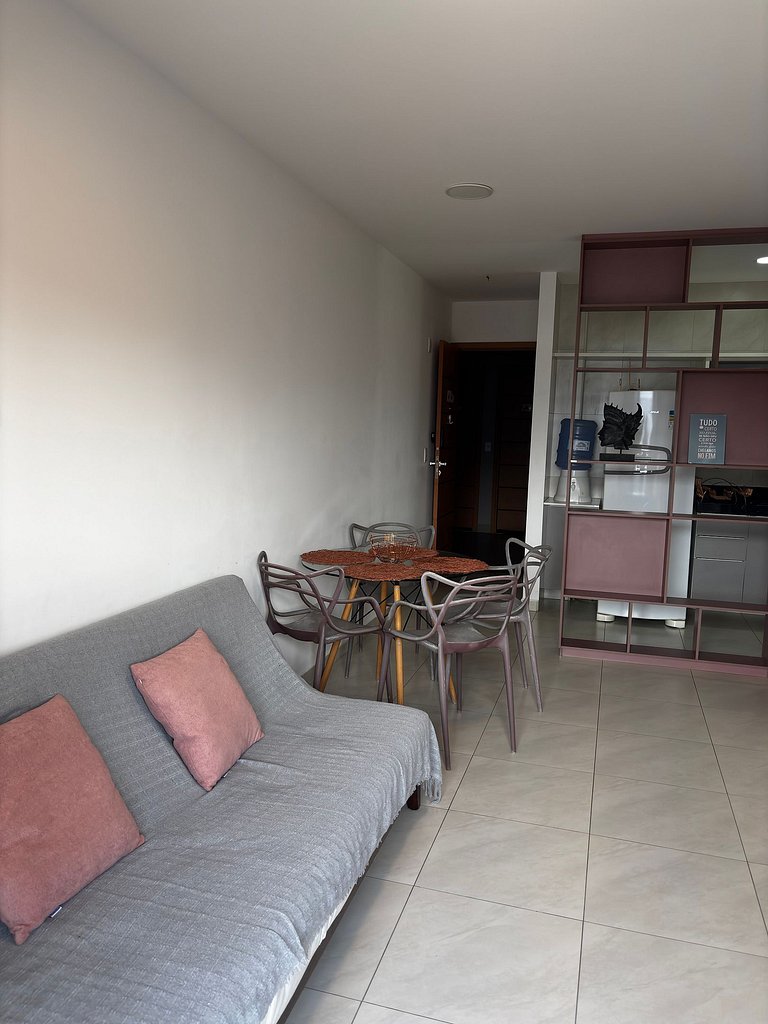 Edf. Moscato | Apto quarto e sala com varanda