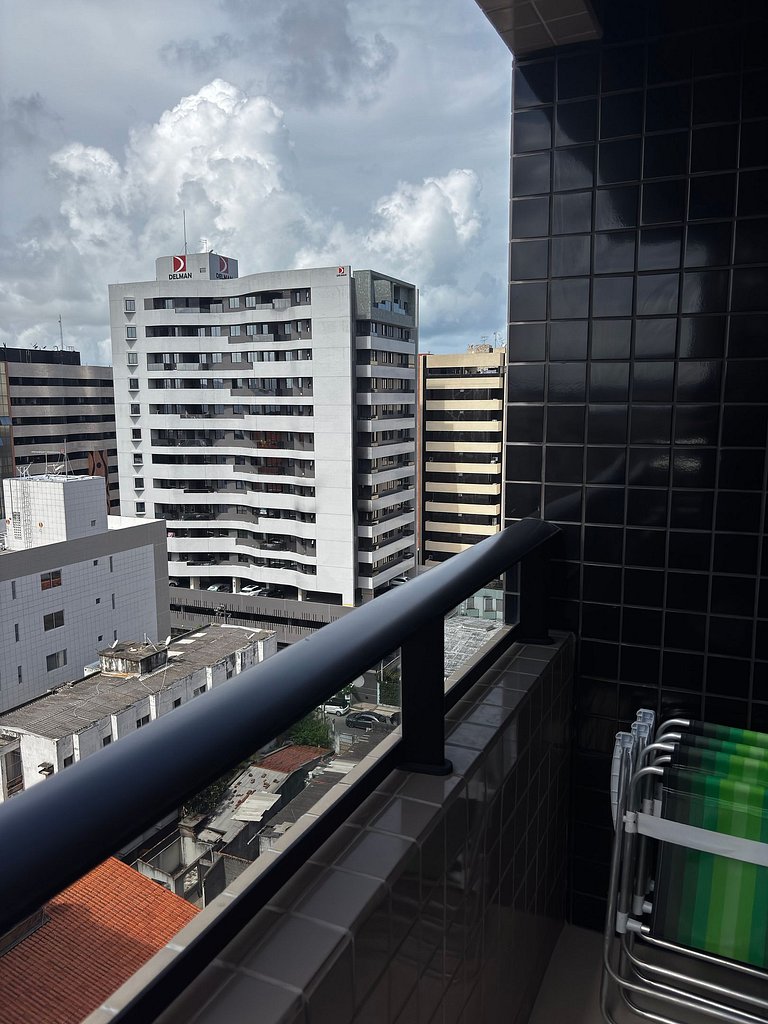 Edf. Moscato | Apto quarto e sala com varanda