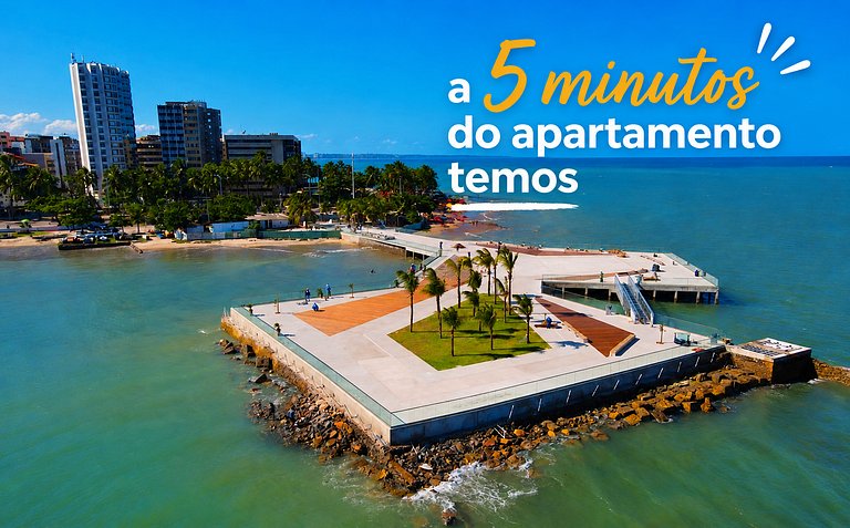 Edf. Moscato | Apto quarto e sala com varanda