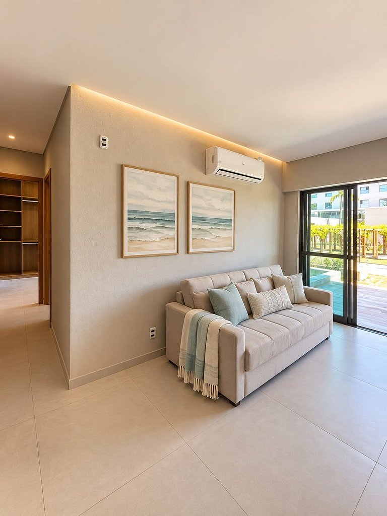 Ipioca Beach Residence & Resort | 2Q com piscina