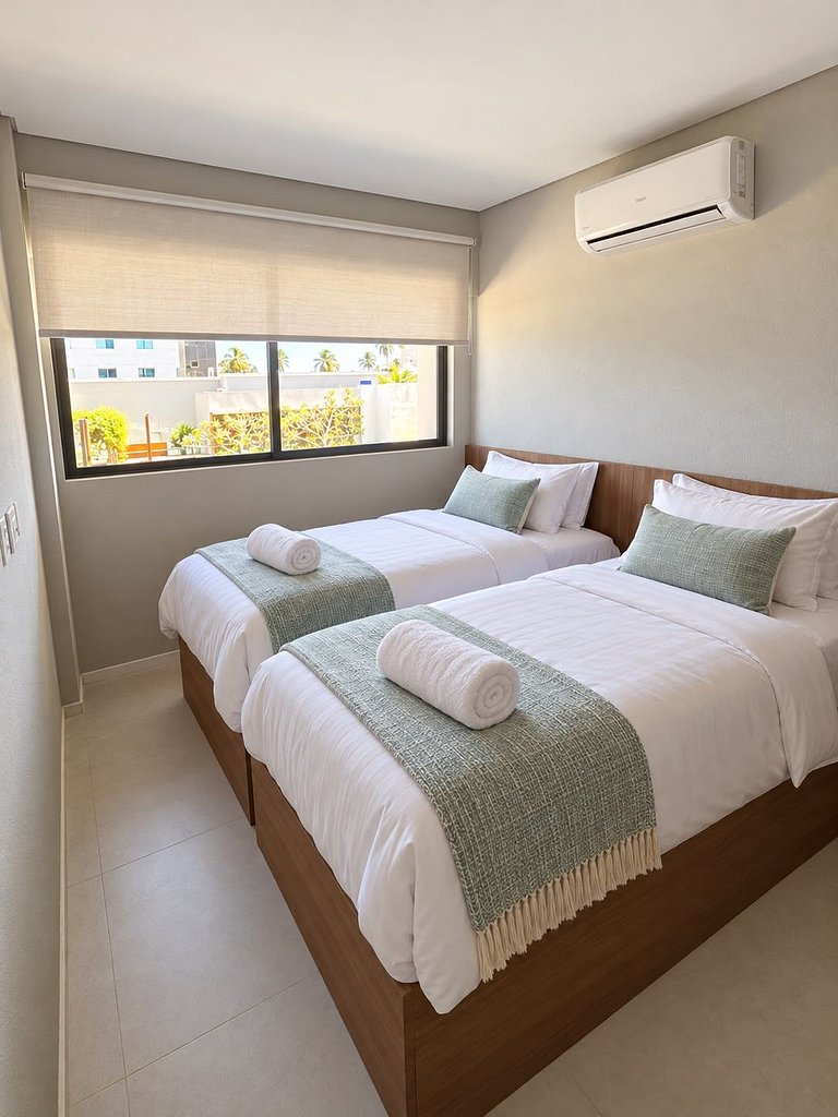 Ipioca Beach Residence & Resort | 2Q com piscina