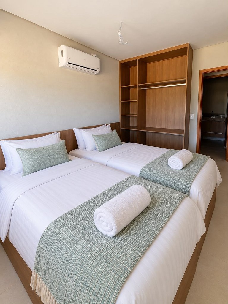 Ipioca Beach Residence & Resort | 2Q com piscina