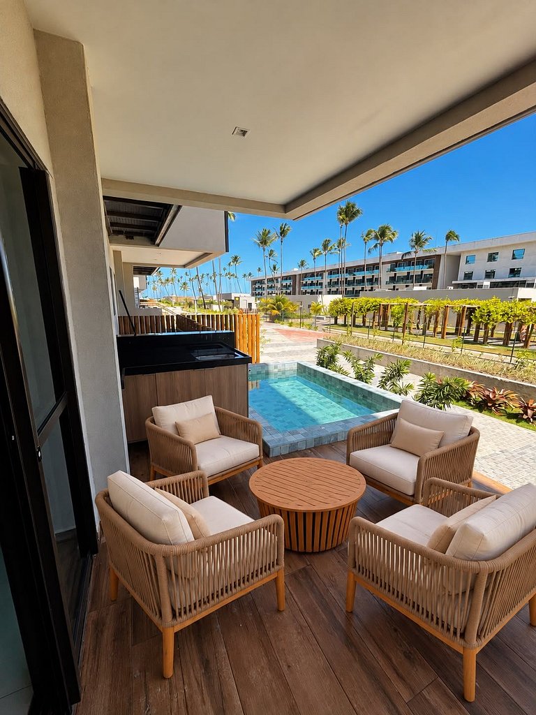 Ipioca Beach Residence & Resort | 2Q com piscina